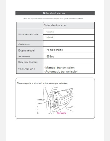 toyota pixis truck 2017-2018 owners manual in english
